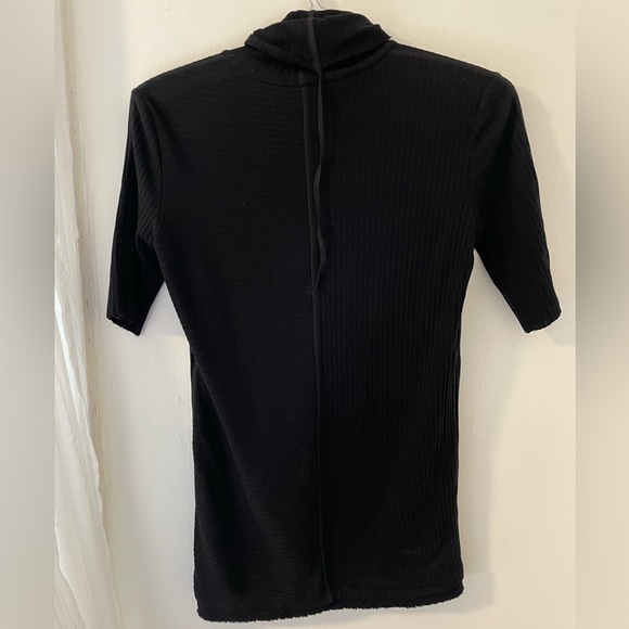 Helmut Lang Ribbed T-shirt Turtleneck - Picture 4 of 5